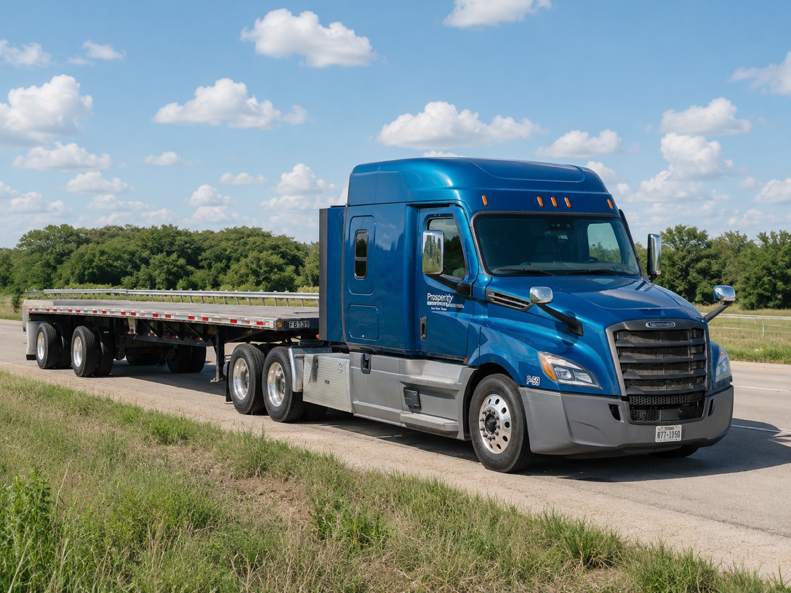 Prosperity Transportation flatbed trailer